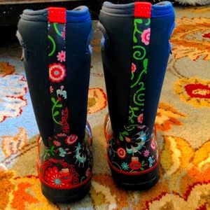 Little Kids size 12 Flower Bogs
